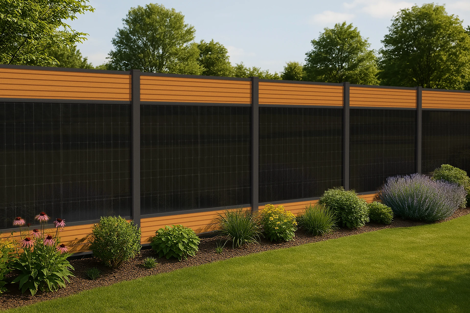 Solarzäune – realisiertes Projekt