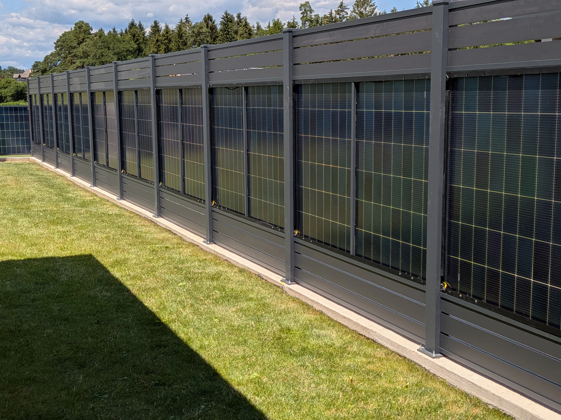 Solarzäune – realisiertes Projekt