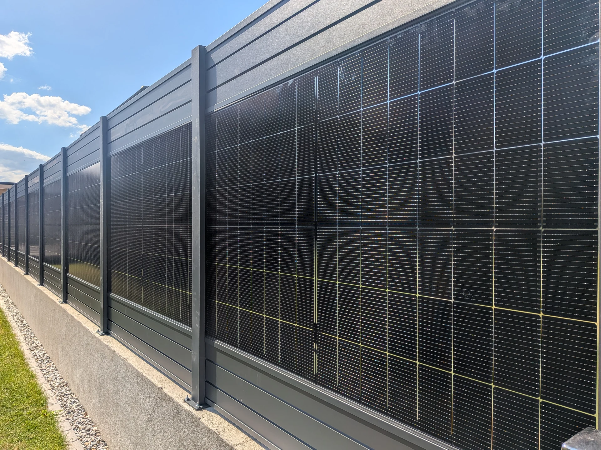 Solarzäune – realisiertes Projekt