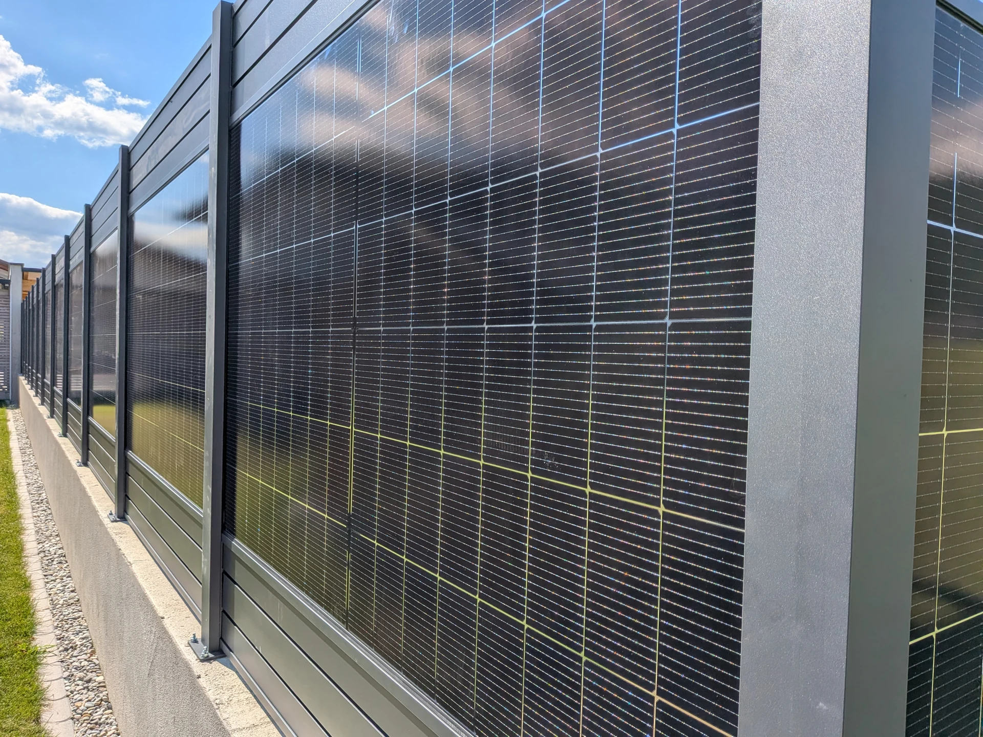 Solarzäune – realisiertes Projekt